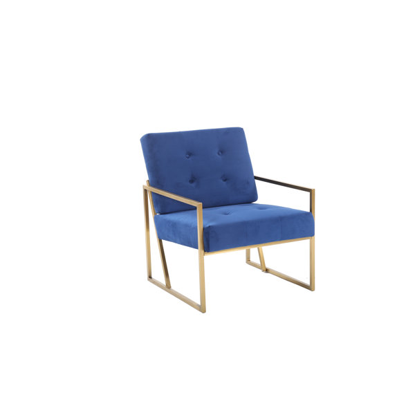 Fairmont Park Idalou Plush Velvet Tufted Retro Accent/Salon Chair